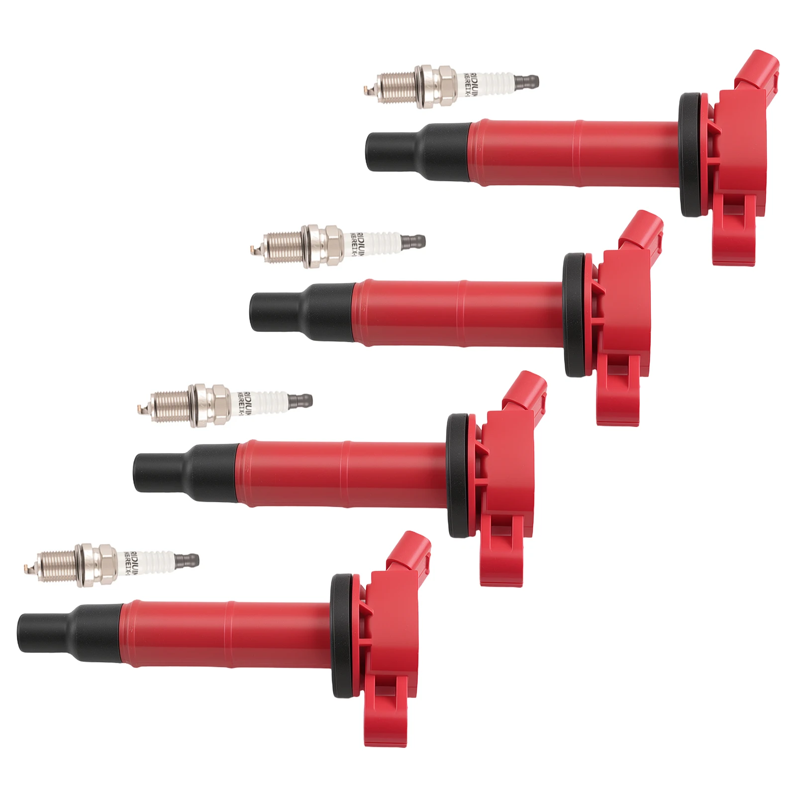 Ignition Coils 4PCS and Iridium Spark Plugs for Toyota Camry Corolla Highlander
Ignition Coils 4PCS and Iridium Spark Plugs for Toyota Camry Corolla Highlander