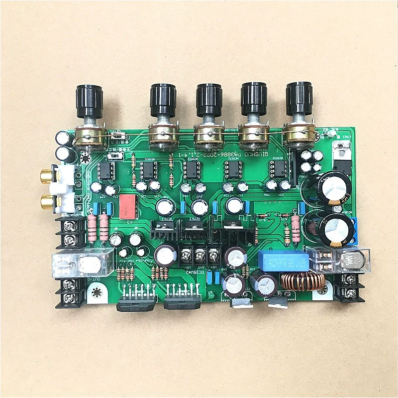 Audio LM3886 power amplifier board 2.1 channel fever power amplifier finished board parts IRS2092 digital power amplifier
Audio LM3886 power amplifier board 2.1 channel fever power amplifier finished board parts IRS2092 digital power amplifier