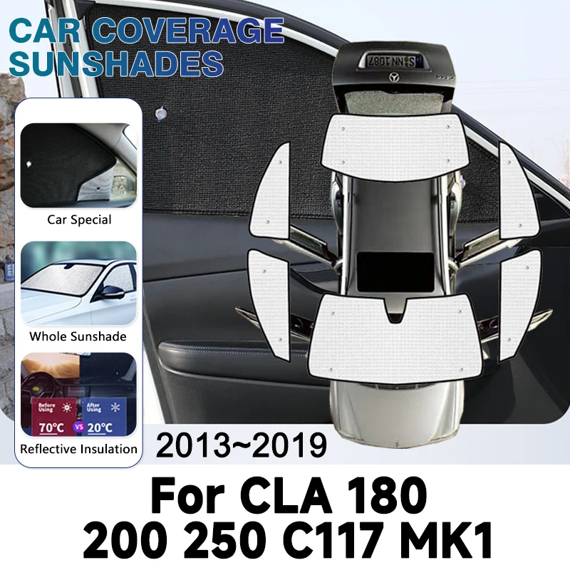 Anti-UV Car Window Shading For Mercedes-Benz CLA 180 200 250 C117 MK1 2013~2019 2018 Car Accessories Sun Windshield Window Visor
Anti-UV Car Window Shading For Mercedes-Benz CLA 180 200 250 C117 MK1 2013~2019 2018 Car Accessories Sun Windshield Window Visor