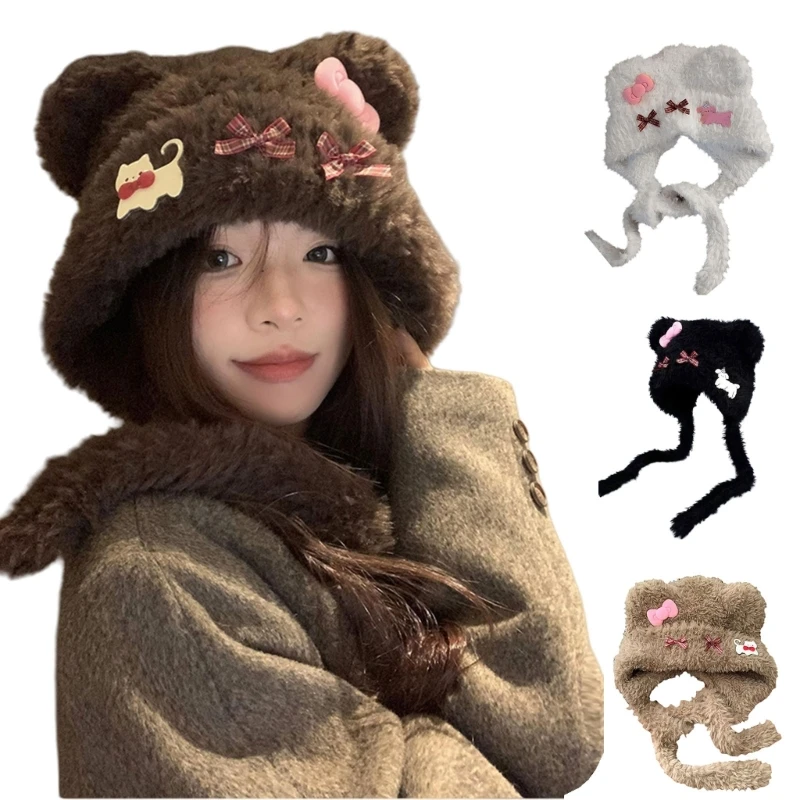 Playfulness Bear Ear Hat Outdoor Ear Protecting Hat Travel Essential Snowmen Hat Dropship
Playfulness Bear Ear Hat Outdoor Ear Protecting Hat Travel Essential Snowmen Hat Dropship