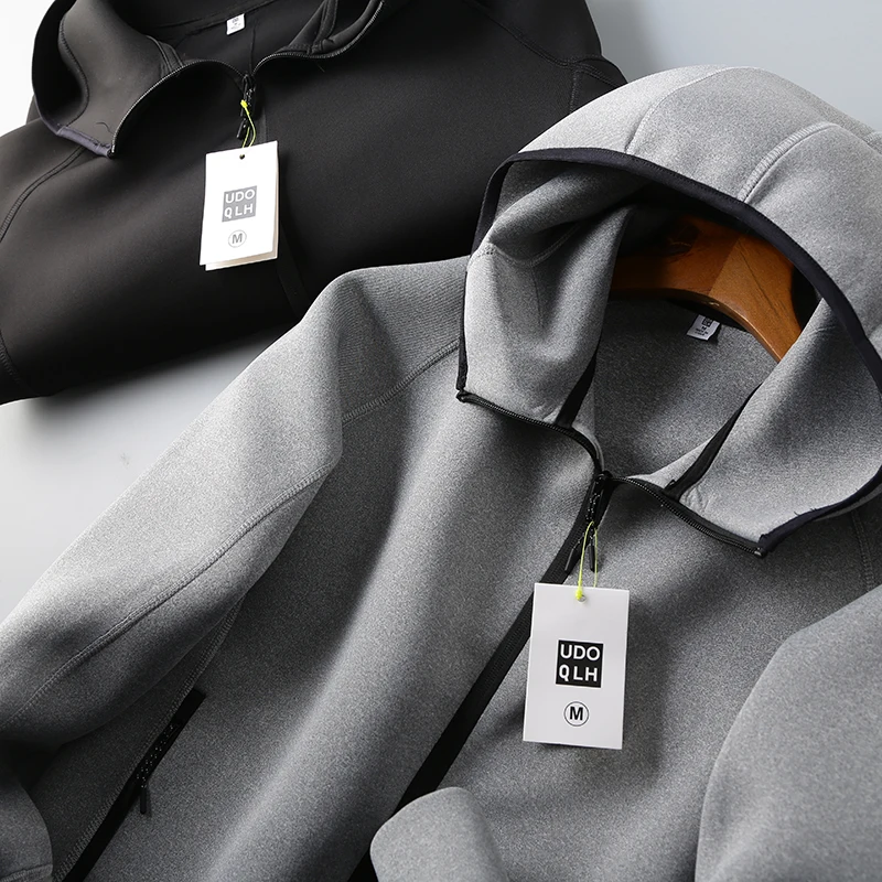 Loose Men's Space Cotton Hoodie Jaet Autumn Winter Spor Casual Elastic Air Layer Men's Faion Sweatirt Outerwear
Loose Men's Space Cotton Hoodie Jaet Autumn Winter Spor Casual Elastic Air Layer Men's Faion Sweatirt Outerwear