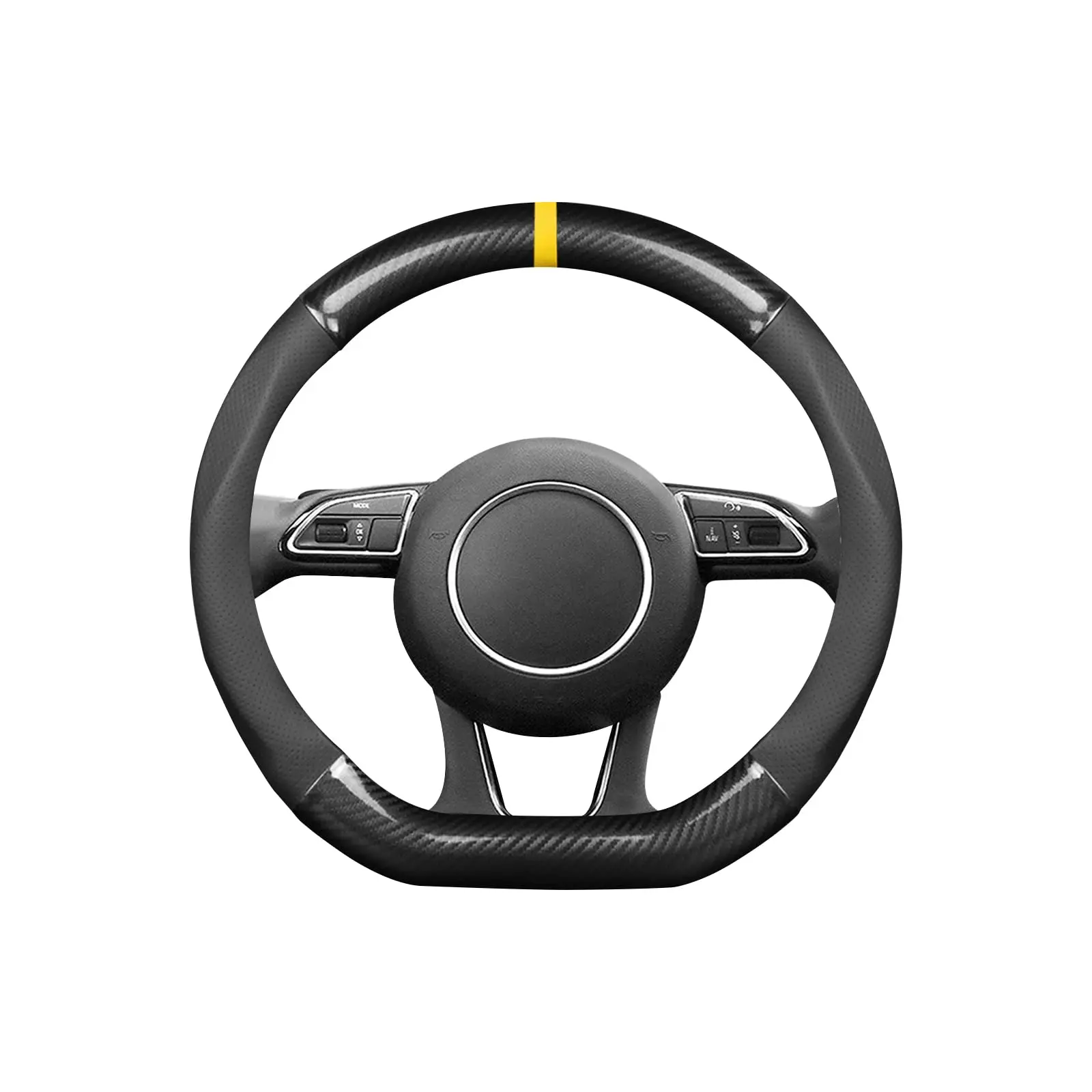 D-Shape Steering Wheel Cover Carbon Fiber Pu Leather Non-Slip Universal For 38Cm Diameter
D-Shape Steering Wheel Cover Carbon Fiber Pu Leather Non-Slip Universal For 38Cm Diameter