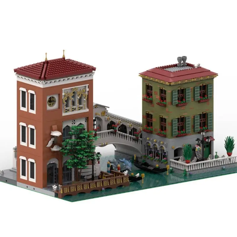 Custom MOC-125784 Canal Grande Venice Modular Buildings with Bridge 10097 Parts
Custom MOC-125784 Canal Grande Venice Modular Buildings with Bridge 10097 Parts