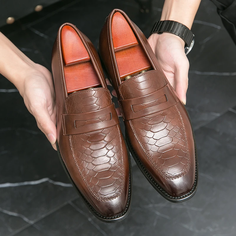 Casual Leather Shoes Large Size Men Business Shoes 2026 New Slip on Pointed leather Loafers Hand Polished Leather Casual Shoes
Casual Leather Shoes Large Size Men Business Shoes 2026 New Slip on Pointed leather Loafers Hand Polished Leather Casual Shoes