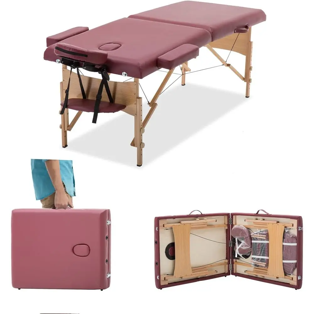 Portable 73x28 Massage Table with Adjustable Height and Carry Case - Ideal for Spa and Therapy
Portable 73x28 Massage Table with Adjustable Height and Carry Case - Ideal for Spa and Therapy