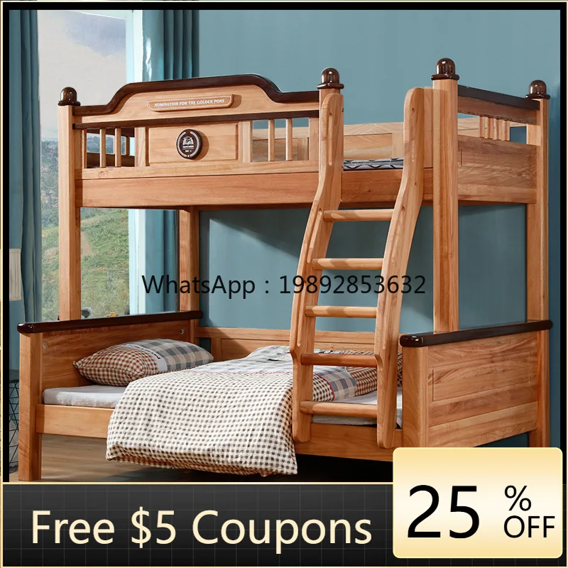 YFY Eco-Friendly Red Sandalwood Solid Wood Thickened Double Layer Parent-Child Bed Full Solid Wood High and Low Children's Bed
YFY Eco-Friendly Red Sandalwood Solid Wood Thickened Double Layer Parent-Child Bed Full Solid Wood High and Low Children's Bed
