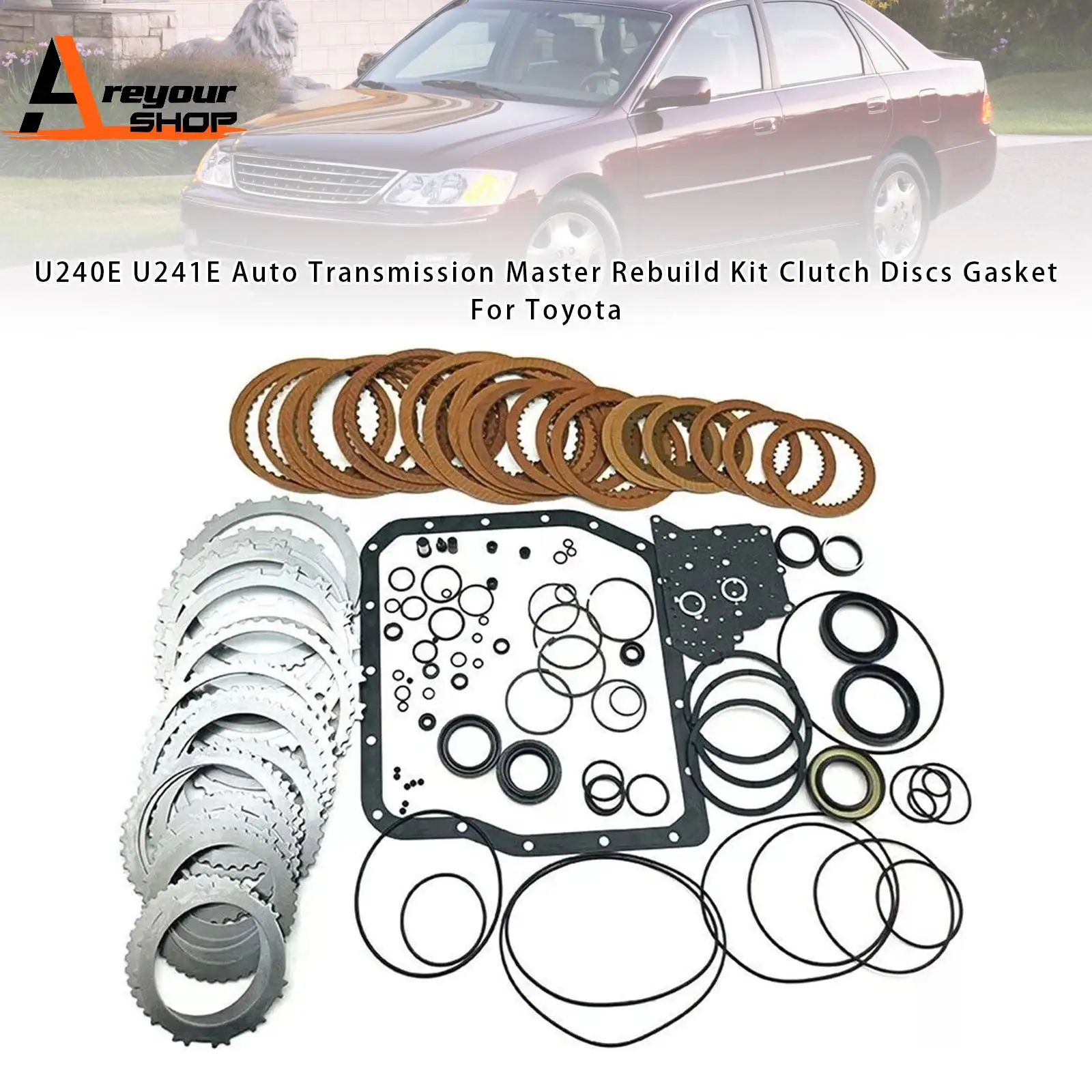 U240E U241E Auto Transmission Master Rebuild Kit Clutch Discs Gasket for Toyota
U240E U241E Auto Transmission Master Rebuild Kit Clutch Discs Gasket for Toyota