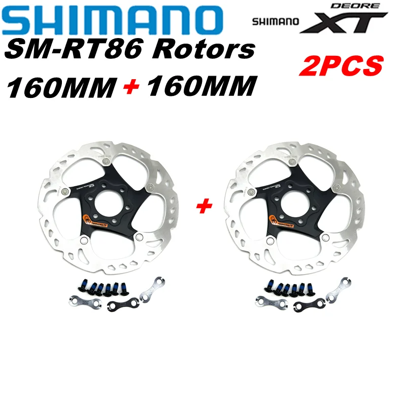 Shimano Deore XT RT86 Brake Disc 6 Bolt Ice Point Technology MTB Mountain Bicycle Disc 160MM 2PCS
Shimano Deore XT RT86 Brake Disc 6 Bolt Ice Point Technology MTB Mountain Bicycle Disc 160MM 2PCS