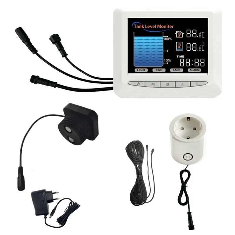 Liquid Level Sensor Control Tuya WiFi LCD Display Alarm Indicator Ultrasonic Water Remote Tank Monitor
Liquid Level Sensor Control Tuya WiFi LCD Display Alarm Indicator Ultrasonic Water Remote Tank Monitor