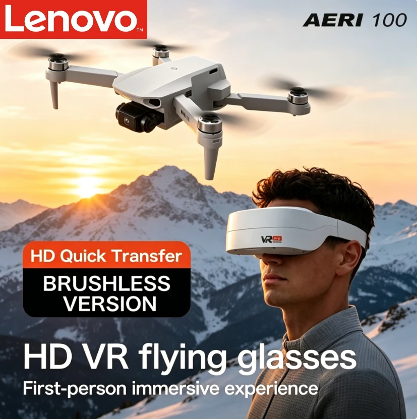 Lenovo Aeri100VR 8K HD Drone With Screen Remote Control Professional RC Quadcopter Outdoor Aerial Photography Stable Flight
Lenovo Aeri100VR 8K HD Drone With Screen Remote Control Professional RC Quadcopter Outdoor Aerial Photography Stable Flight