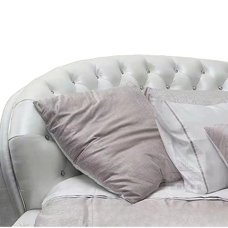 Classic, large round bed, double, cowhide, large bed, double, pull button, simple
Classic, large round bed, double, cowhide, large bed, double, pull button, simple