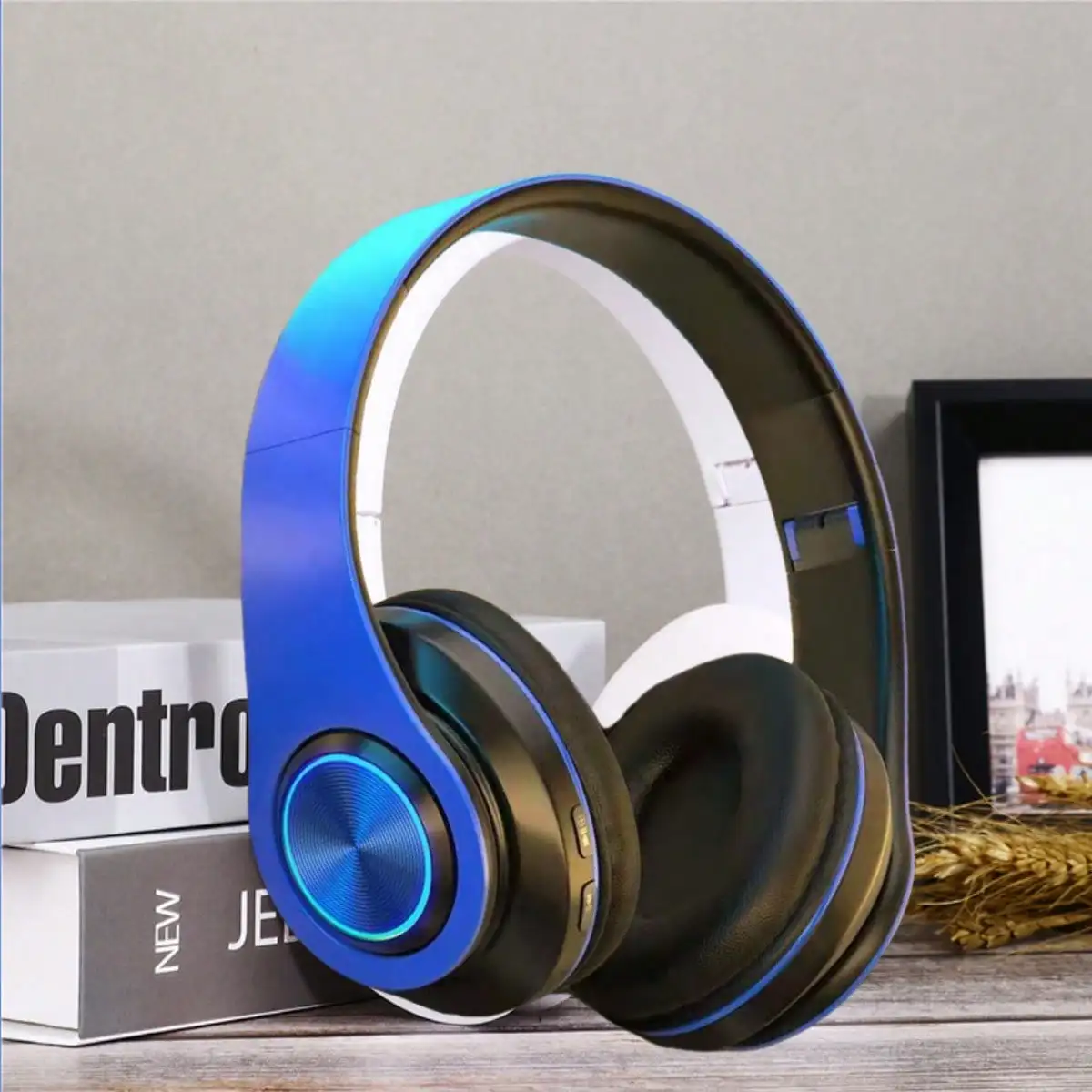 Wireless Noise Reduction Bluetooth Headset, Wireless Bluetooth 5.3 Mobile Computer Game Music Sports Earphones, Upgraden Bluetooth Headphones Wtih LED Lights, Portable Folding Active Noise Canceling Headphones With Deep Bass, USB Wireless Earbuds
Wireless Noise Reduction Bluetooth Headset, Wireless Bluetooth 5.3 Mobile Computer Game Music Sports Earphones, Upgraden Bluetooth Headphones Wtih LED Lights, Portable Folding Active Noise Canceling Headphones With Deep Bass, USB Wireless Earbuds