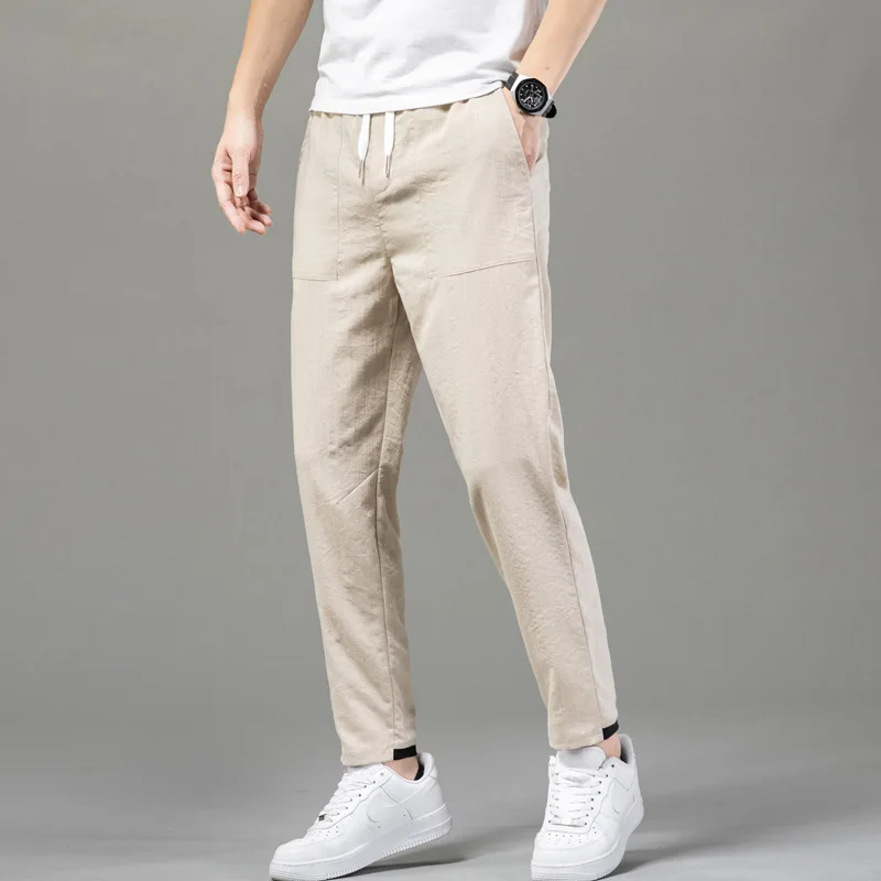 Plus Size 8xl Spring Cotton Linen Pants Men Elastic Waist Casual Harem Pant Loose Sweatpants Traditional Chinese Trousers 140KG
Plus Size 8xl Spring Cotton Linen Pants Men Elastic Waist Casual Harem Pant Loose Sweatpants Traditional Chinese Trousers 140KG