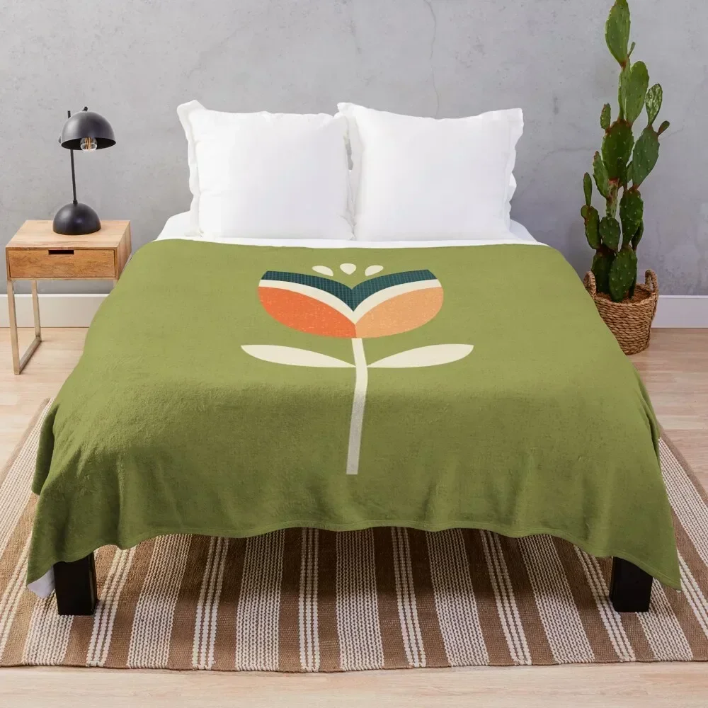 Retro Tulip - Orange and Olive Green Throw Blanket Lightweight Warm Blanket for Indoor Outdoor Use
Retro Tulip - Orange and Olive Green Throw Blanket Lightweight Warm Blanket for Indoor Outdoor Use
