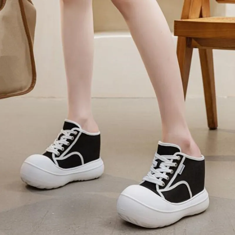 13cm Denim Platform Wedge Ladies Comfy Breathable Fashion Summer High Brand Bao Toe Slippers Lace Up Chunky Sneaker Casual Shoes
13cm Denim Platform Wedge Ladies Comfy Breathable Fashion Summer High Brand Bao Toe Slippers Lace Up Chunky Sneaker Casual Shoes