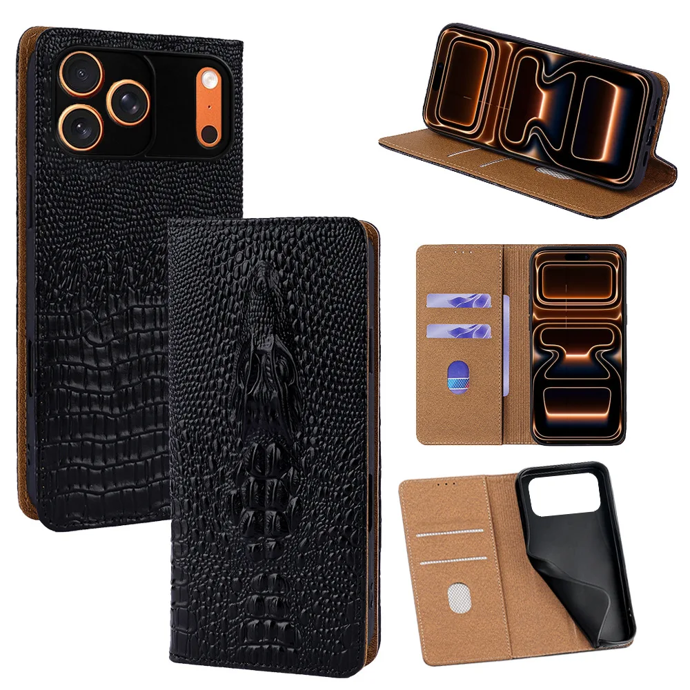 Retro Genuine Leather Magnetic Flip Cover for iPhone Air 17e 16e 15 14 13 12 11 Pro Max 7 8 Plus XR Xs Max with Wallet Card Slot
Retro Genuine Leather Magnetic Flip Cover for iPhone Air 17e 16e 15 14 13 12 11 Pro Max 7 8 Plus XR Xs Max with Wallet Card Slot