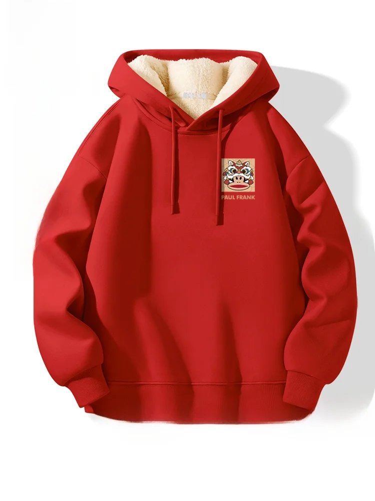 Winter Thiened Lamb Velvet Hooded Jaet Men's New Year Red Clothes Warmth Youth Sle Casual Comfortable Sweats...
Winter Thiened Lamb Velvet Hooded Jaet Men's New Year Red Clothes Warmth Youth Sle Casual Comfortable Sweats...