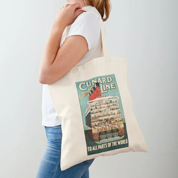 Cunard Line Cruise Liners - Vintage Travel Tote Bag cloth bag woman Women's handbag canvas bags Lady bags 
Cunard Line Cruise Liners - Vintage Travel Tote Bag cloth bag woman Women's handbag canvas bags Lady bags