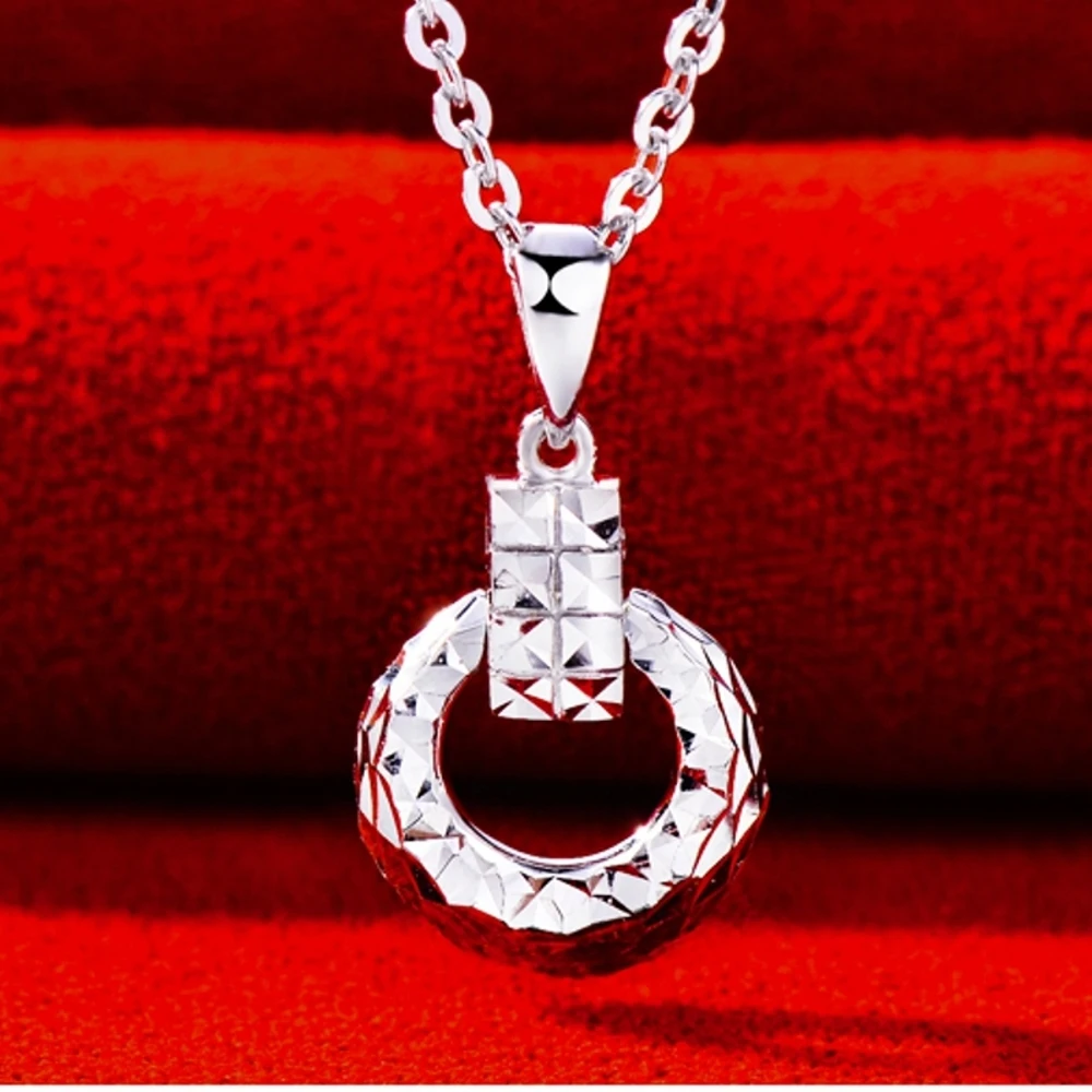 Real Pure Platinum 950 Men Women Gift Lucky Carved Round Circle Pendant 1.5g PT950
Real Pure Platinum 950 Men Women Gift Lucky Carved Round Circle Pendant 1.5g PT950