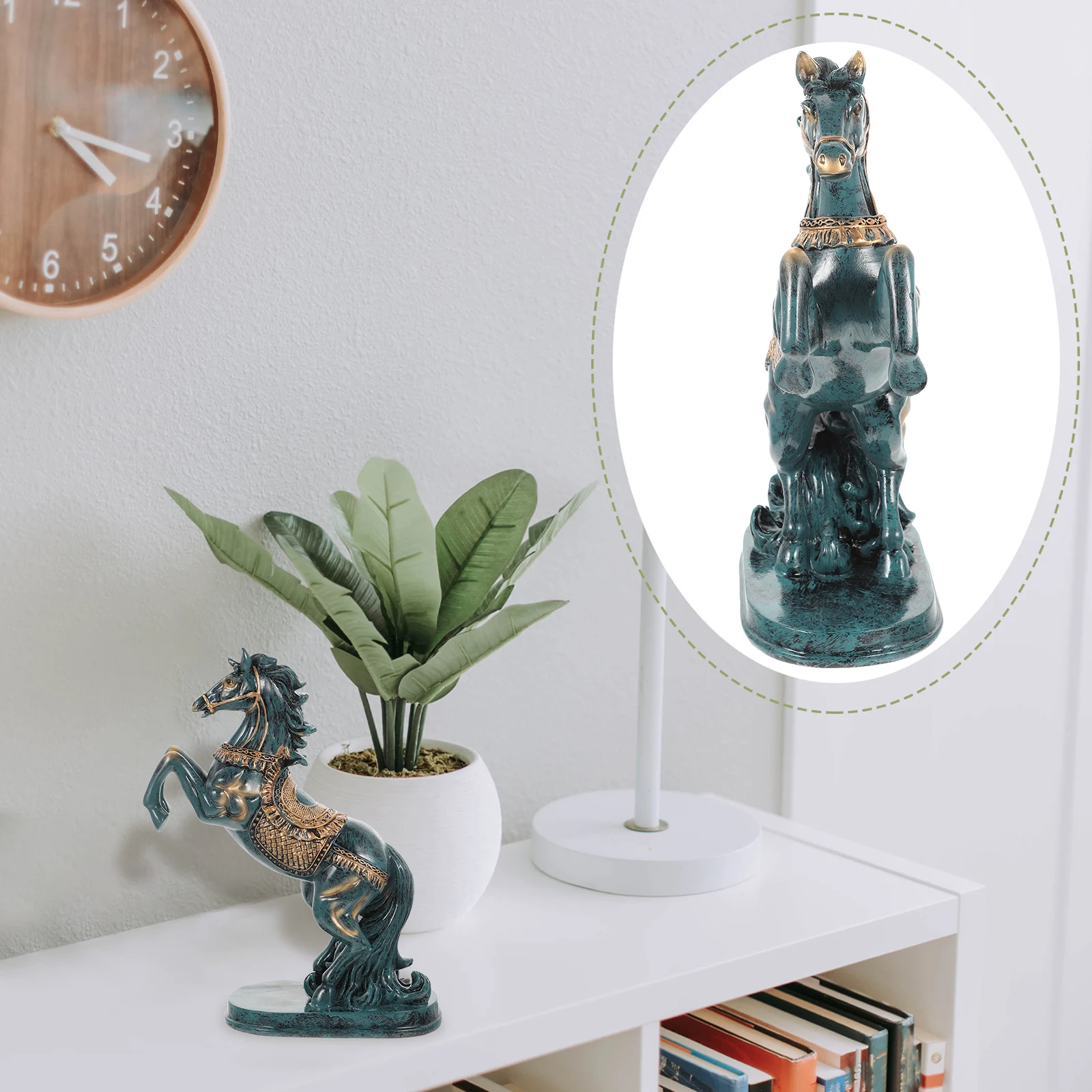 Resin Standing Horse Decorative Statue Delicate Design Compact Sculpture Home Office Desktop Ornament Creative Horse Decoration
Resin Standing Horse Decorative Statue Delicate Design Compact Sculpture Home Office Desktop Ornament Creative Horse Decoration