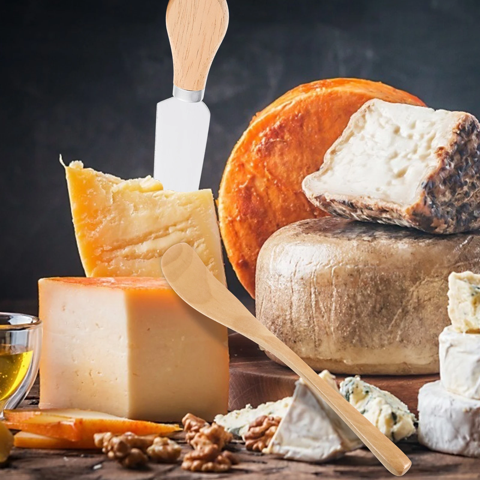 3Pcs Wooden Butter Scraper Ergonomic Handle Kitchen Baking Supply Spatula for Cream Butter Smoother Cutter
3Pcs Wooden Butter Scraper Ergonomic Handle Kitchen Baking Supply Spatula for Cream Butter Smoother Cutter