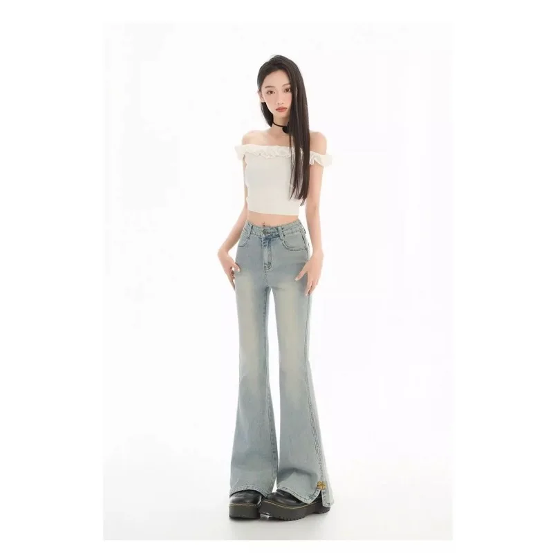 Women's High Waist Straight Leg Denim Pants Casual Loose Wide Leg Jeans
Women's High Waist Straight Leg Denim Pants Casual Loose Wide Leg Jeans