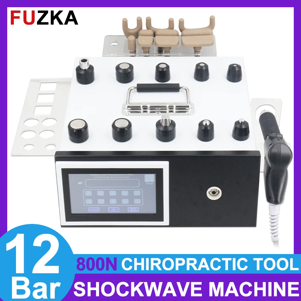 12Bar Pneumatic Shockwave Therapy Machine For Pain Relief ED Treatment Professional Shock Wave Body Massager Chiropractic
12Bar Pneumatic Shockwave Therapy Machine For Pain Relief ED Treatment Professional Shock Wave Body Massager Chiropractic
