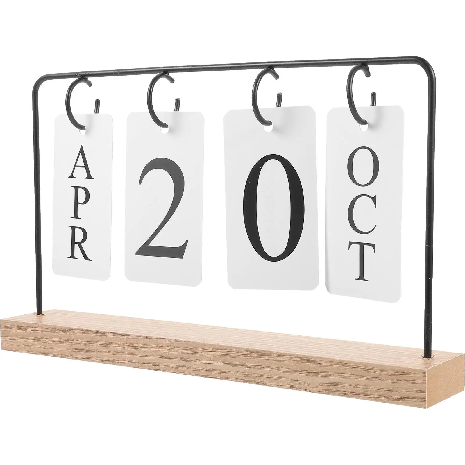 Creative Flip Desk Decor Reusable Perpetual Standing Display Home Creative Desk Calendar Office Wooden Iron
Creative Flip Desk Decor Reusable Perpetual Standing Display Home Creative Desk Calendar Office Wooden Iron