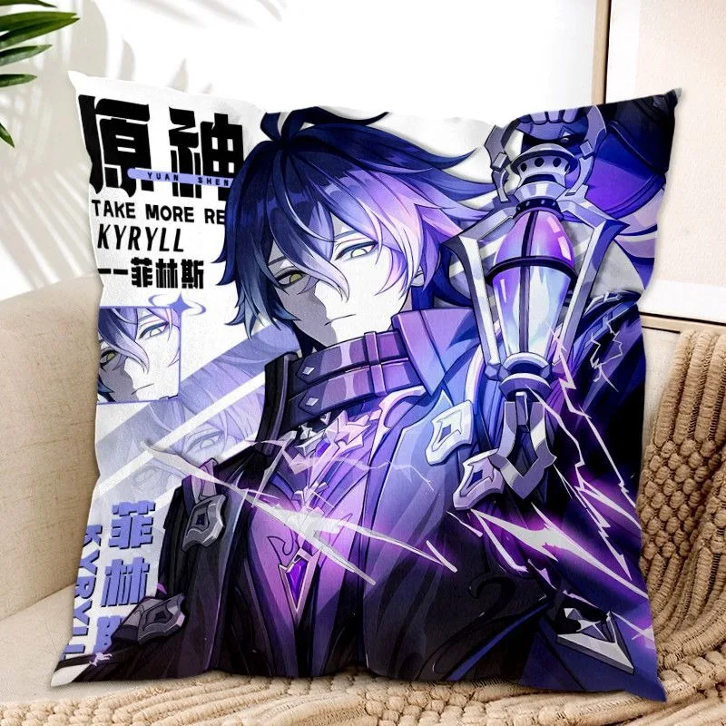 In Stock Genshin Impact Flins Lauma Aino Durin Nicole Reeyn Nefer Alice Columbina 45x45cm PP Cotton Pillowcase with Pillow Core
In Stock Genshin Impact Flins Lauma Aino Durin Nicole Reeyn Nefer Alice Columbina 45x45cm PP Cotton Pillowcase with Pillow Core