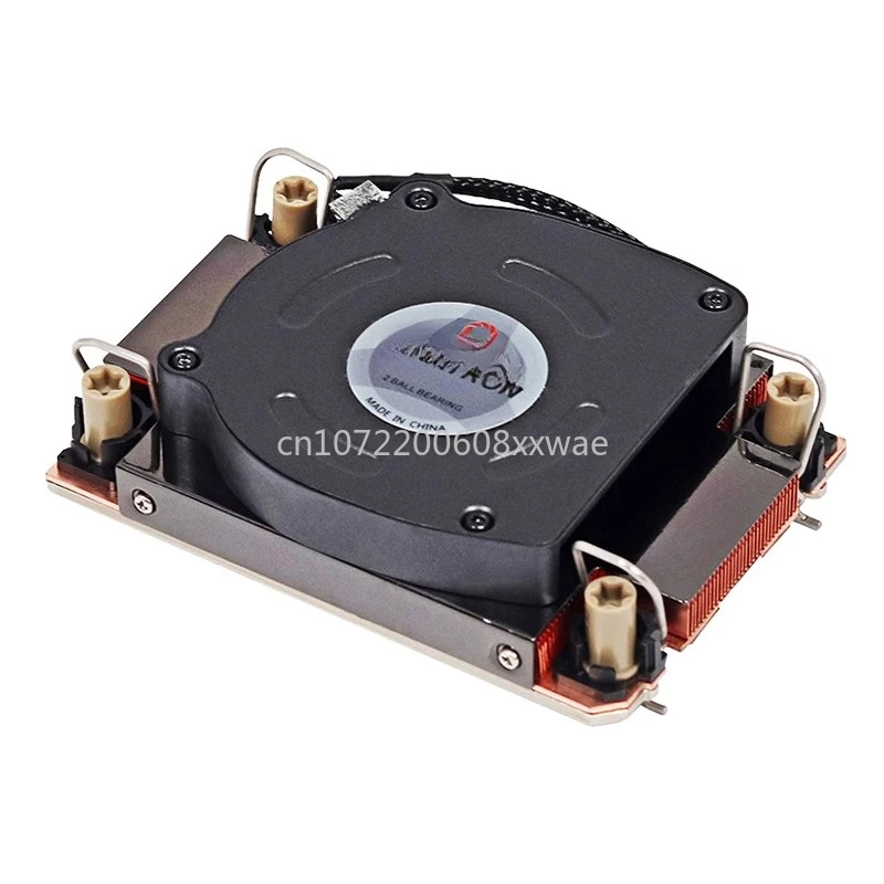 1U 4189-pin pure copper VC board, server radiator aluminum fan, solution 205W N12
1U 4189-pin pure copper VC board, server radiator aluminum fan, solution 205W N12