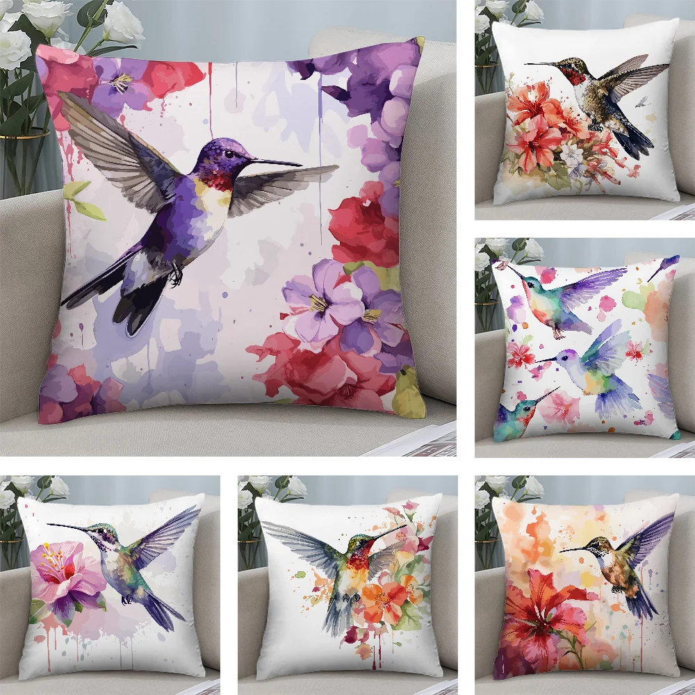 Hummingbird Spring Flowers Pillow Case Short Plush Pillow Covers Sofa Decorative Gift Home Double-sided Printing Cushion Cover
Hummingbird Spring Flowers Pillow Case Short Plush Pillow Covers Sofa Decorative Gift Home Double-sided Printing Cushion Cover