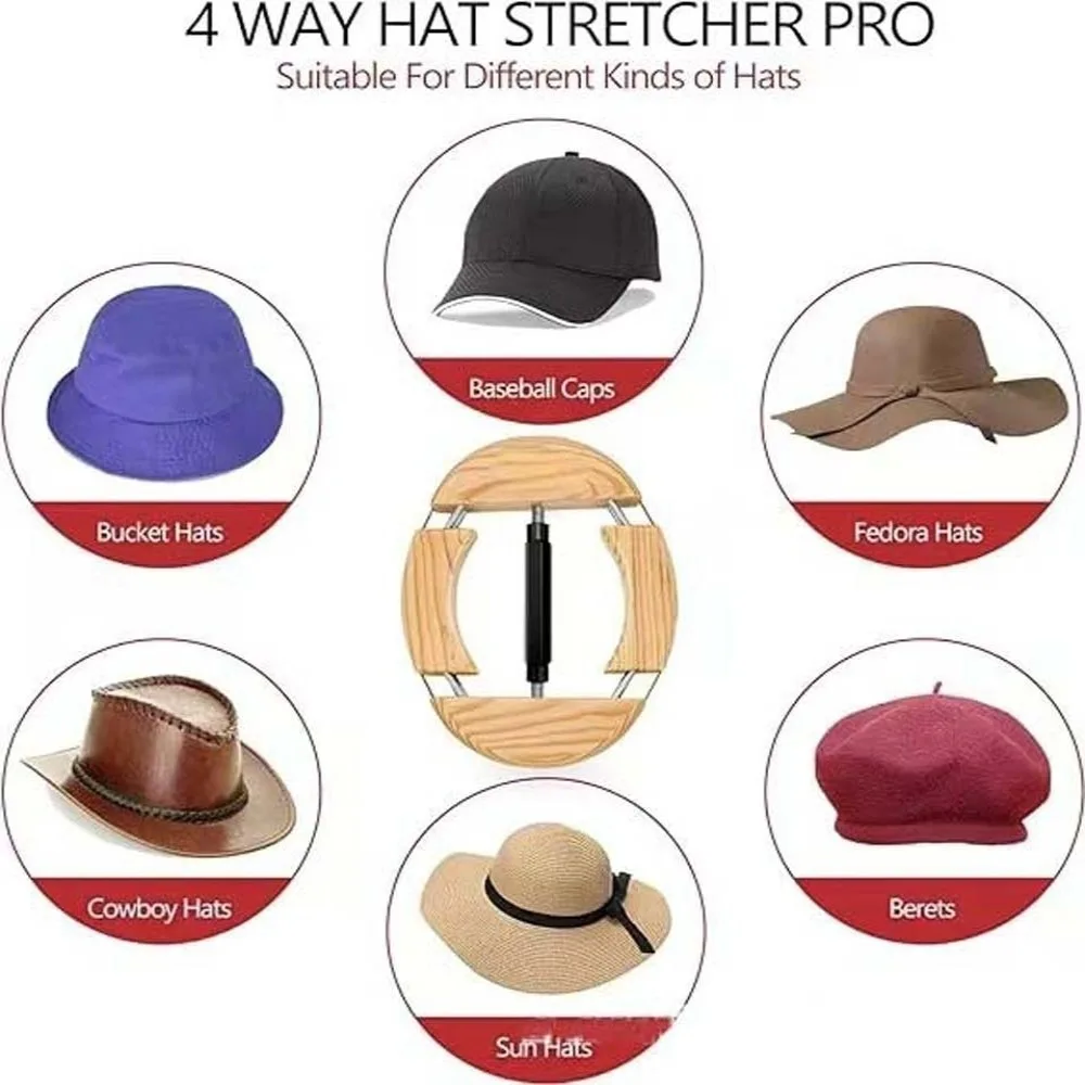 Compact Hat Stretcher Cap Inner Support Adjustable Cowboy Baseball Holders Portable Lightweight Wooden Hat Holder
Compact Hat Stretcher Cap Inner Support Adjustable Cowboy Baseball Holders Portable Lightweight Wooden Hat Holder