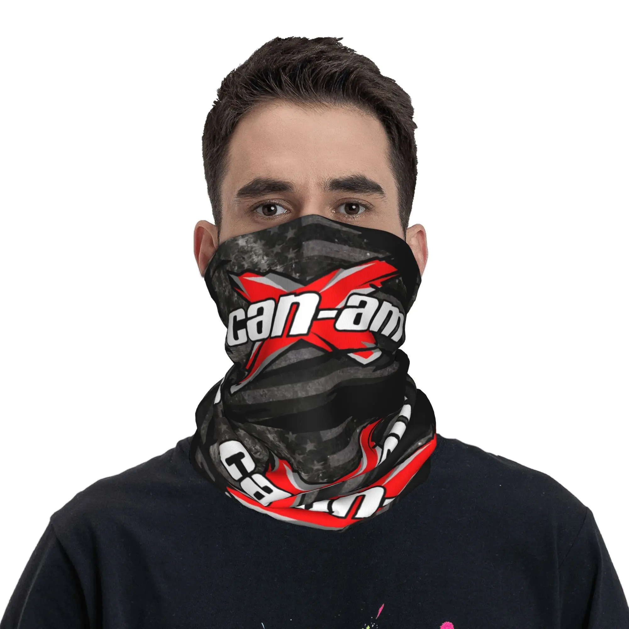 Custom Can-Am Motor Race Neck Gaiter Women Men UV Face Shield Winter Bandana Scarf for Ski
Custom Can-Am Motor Race Neck Gaiter Women Men UV Face Shield Winter Bandana Scarf for Ski