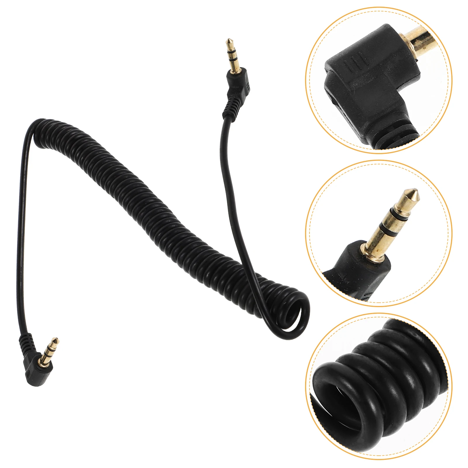 3.5mm Male to Male AUX Audio Cable Coiled Spring Cord Dual Right Angle Design Extension for Smartphones Tablets Speakers
3.5mm Male to Male AUX Audio Cable Coiled Spring Cord Dual Right Angle Design Extension for Smartphones Tablets Speakers