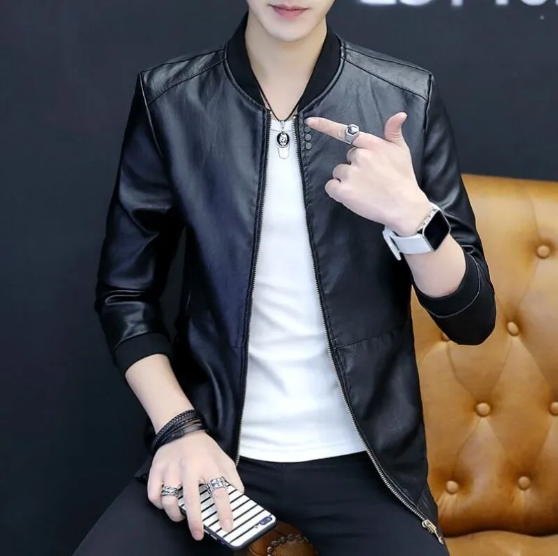 2023 Size M- 4XL Spring Autumn Leather Jacket Coat Men Motorcycle PU Jacket Causal Vintage Black Biker Pocket Zipper Jackets
2023 Size M- 4XL Spring Autumn Leather Jacket Coat Men Motorcycle PU Jacket Causal Vintage Black Biker Pocket Zipper Jackets