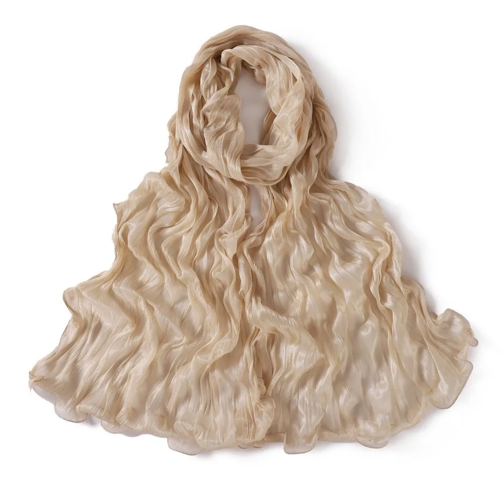 Soft Solid Color Shiny Bubble Crepe Hijab Thin Long Africa Headband Pleated Sunscreen Islamic Turban Women Women
Soft Solid Color Shiny Bubble Crepe Hijab Thin Long Africa Headband Pleated Sunscreen Islamic Turban Women Women