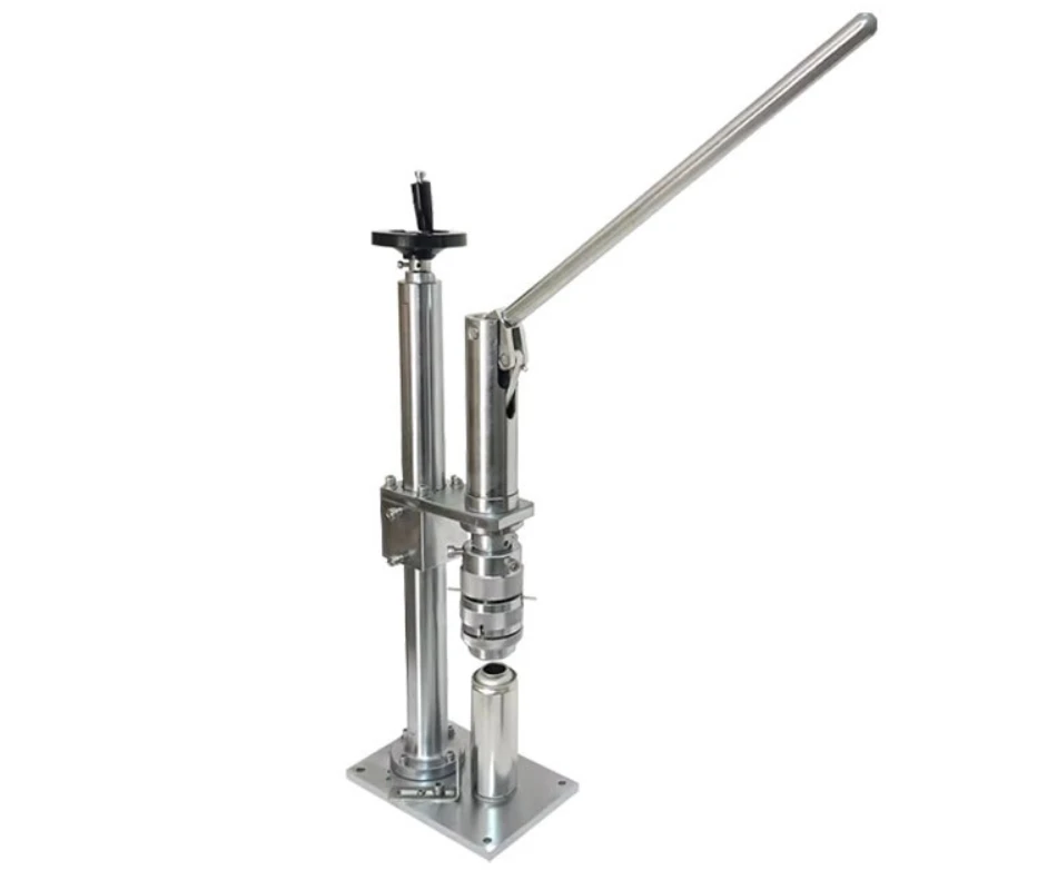 Small Manual Aluminum Can Aerosol Bottle Sealer for Nasal Sprays Capging Food-Safe Metal for Manual Aerosol Bottle Capping
Small Manual Aluminum Can Aerosol Bottle Sealer for Nasal Sprays Capging Food-Safe Metal for Manual Aerosol Bottle Capping