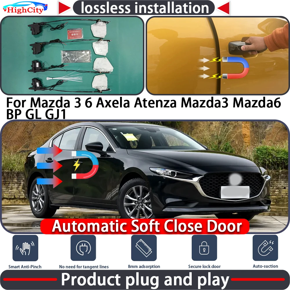 Electric Closing Door Lock Actuator for Mazda 3 6 Axela Atenza Mazda3 Mazda6 BP GL GJ1 Soft Close Power Latch System Auto Pull
Electric Closing Door Lock Actuator for Mazda 3 6 Axela Atenza Mazda3 Mazda6 BP GL GJ1 Soft Close Power Latch System Auto Pull