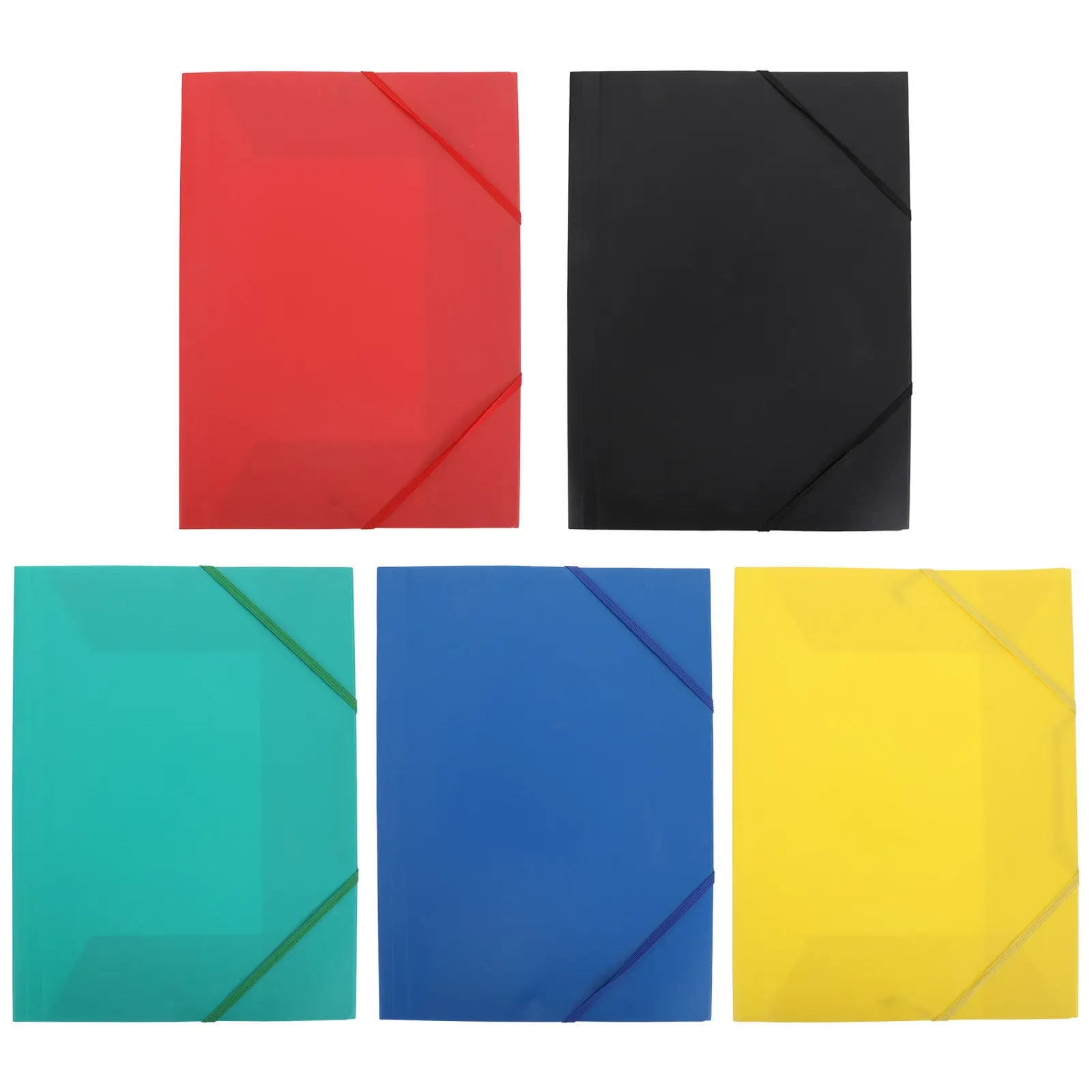 5Pcs Elastic Rope Document Folders Plastic A4 Size Organizer Lightweight Folding File Holder for Office School Travel Document
5Pcs Elastic Rope Document Folders Plastic A4 Size Organizer Lightweight Folding File Holder for Office School Travel Document
