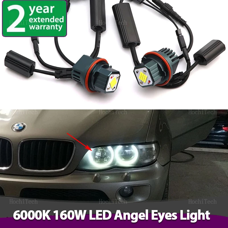 160 Вт Автомобильная лампа Angel Eye DRL Лампа белая для BMW E39 E53 E60 E61 E63 E65 E66 E87 525i 530i Xi 545i X3 M5 X5
160 Вт Автомобильная лампа Angel Eye DRL Лампа белая для BMW E39 E53 E60 E61 E63 E65 E66 E87 525i 530i Xi 545i X3 M5 X5