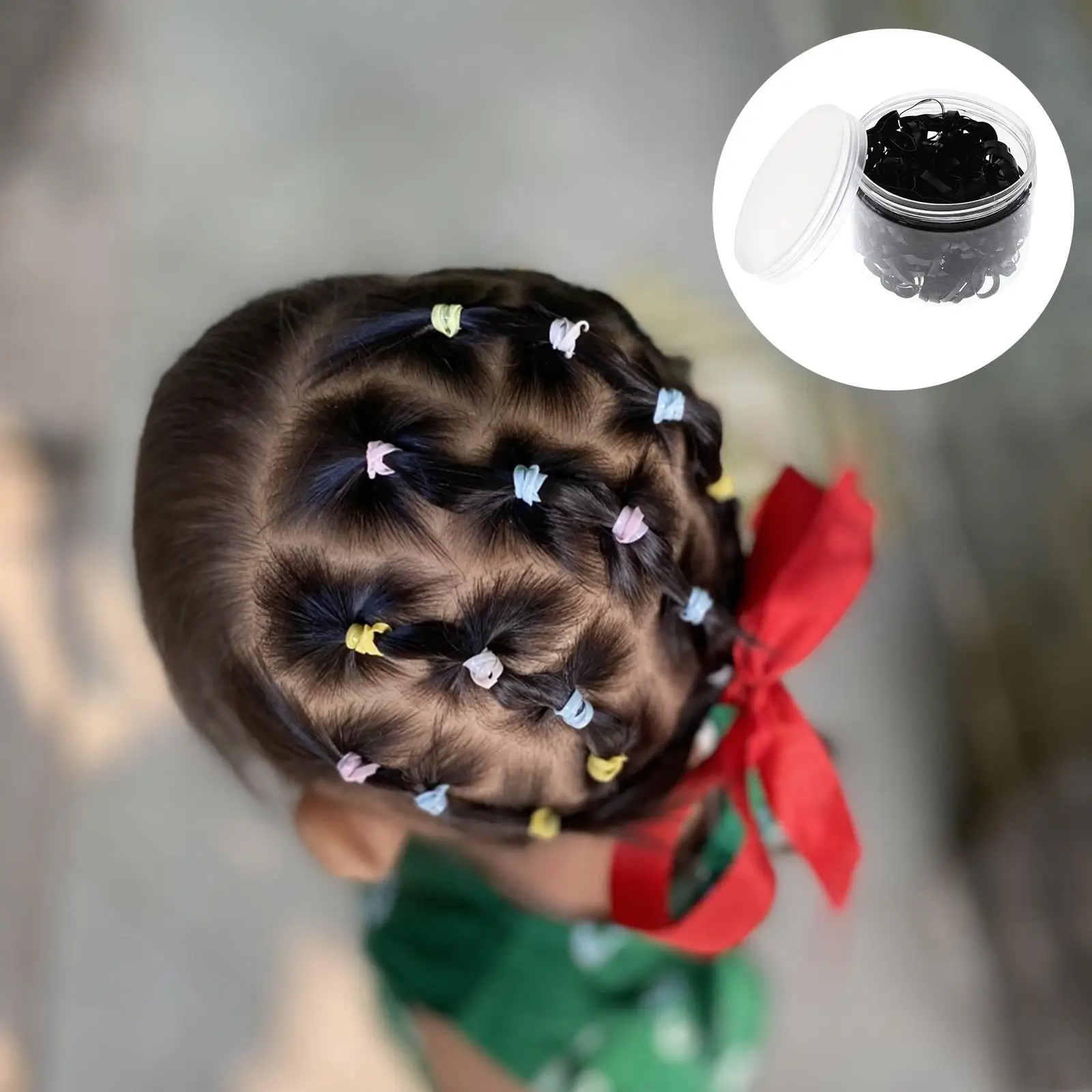 500 Pcs Ties Rubber Small Hair Elastics Bands Disposable Small Hair Elastics High Stretch Braiding Tools Cafè Color
500 Pcs Ties Rubber Small Hair Elastics Bands Disposable Small Hair Elastics High Stretch Braiding Tools Cafè Color