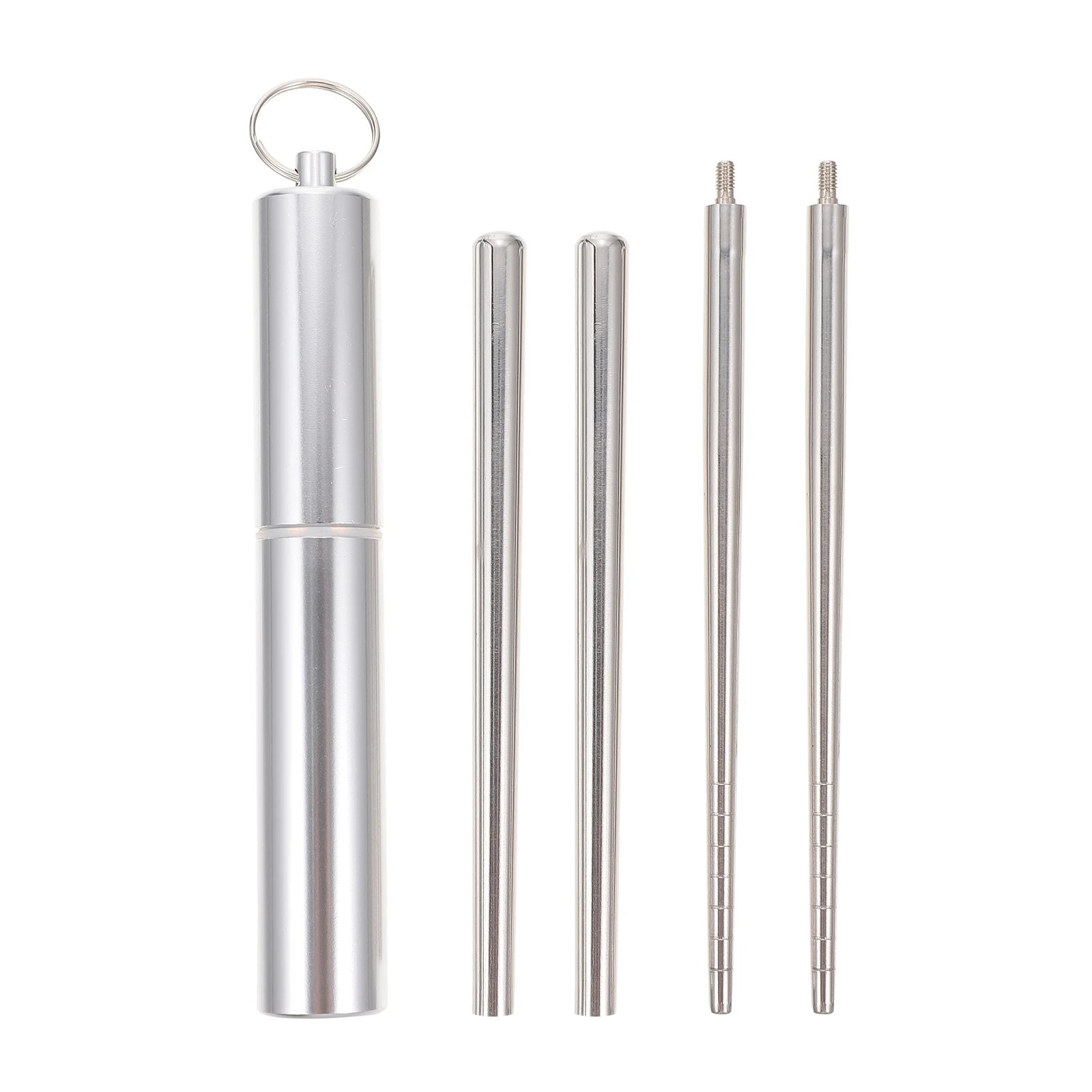 1 set 1 Pair Steel Chopstick Set 304 Foldable Travel Kitchen Tableware Case Sturdy Cutlery With Box Reusable Portable Cutlery
1 set 1 Pair Steel Chopstick Set 304 Foldable Travel Kitchen Tableware Case Sturdy Cutlery With Box Reusable Portable Cutlery