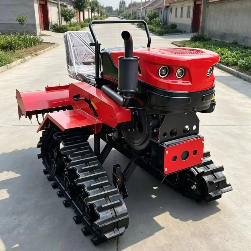 Customized High HP Mini Tiller, Bestselling Crawler Rotary Tiller, Small Ploughing Rotary Machine, Farmland Soil Preparator
Customized High HP Mini Tiller, Bestselling Crawler Rotary Tiller, Small Ploughing Rotary Machine, Farmland Soil Preparator