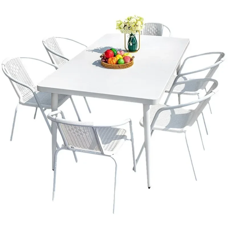 Открытый отдых на открытом воздухе с зонтиком, комбинация стола и стула для двора, кованого железа, сада, отдыха, имитация стула из ротанга b
Открытый отдых на открытом воздухе с зонтиком, комбинация стола и стула для двора, кованого железа, сада, отдыха, имитация стула из ротанга b