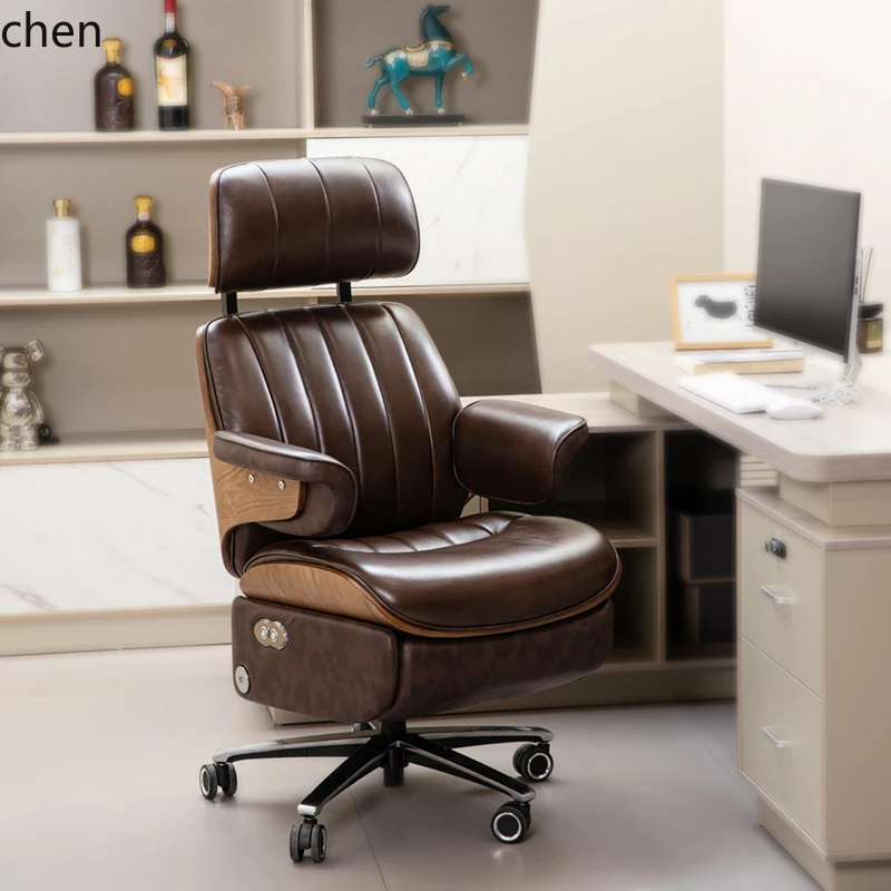 PYH retro simple light luxury leather electric computer chair office chair comfortable sedentary nap recliner
PYH retro simple light luxury leather electric computer chair office chair comfortable sedentary nap recliner
