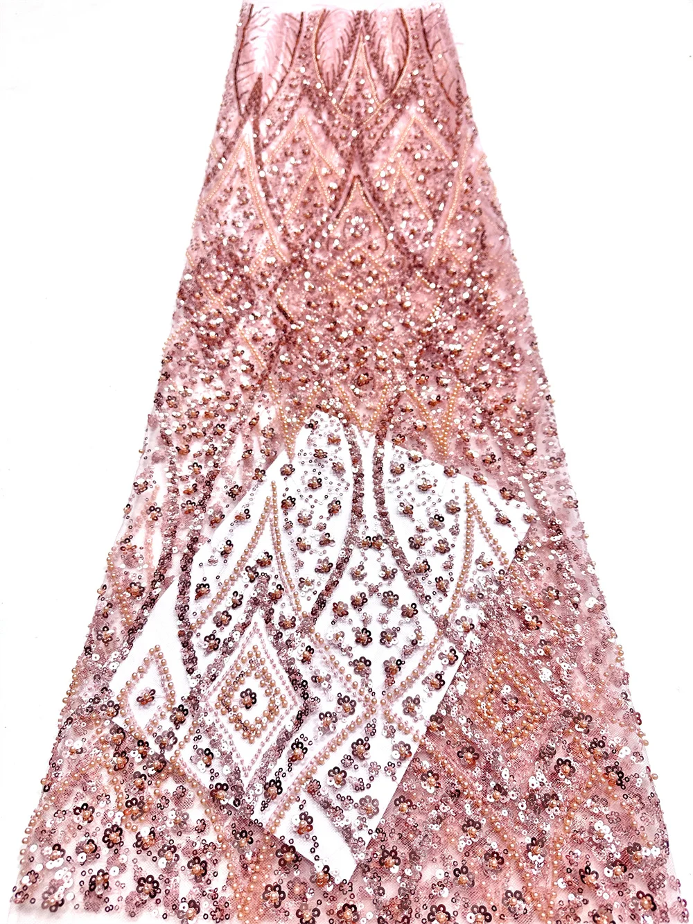 African Luxury Sequins Lace Fabrics 2026 Latest Beaded Groom Embroidery Nigeira French Mesh Material for Party and Wedding Dress
African Luxury Sequins Lace Fabrics 2026 Latest Beaded Groom Embroidery Nigeira French Mesh Material for Party and Wedding Dress