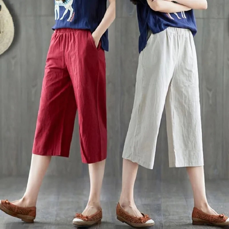 Cotton Linen Wide Leg Pants Women's Summer Thin Loose Artistic Straight Casual High Waist Large Size Seven-Foot White Trendy
Cotton Linen Wide Leg Pants Women's Summer Thin Loose Artistic Straight Casual High Waist Large Size Seven-Foot White Trendy