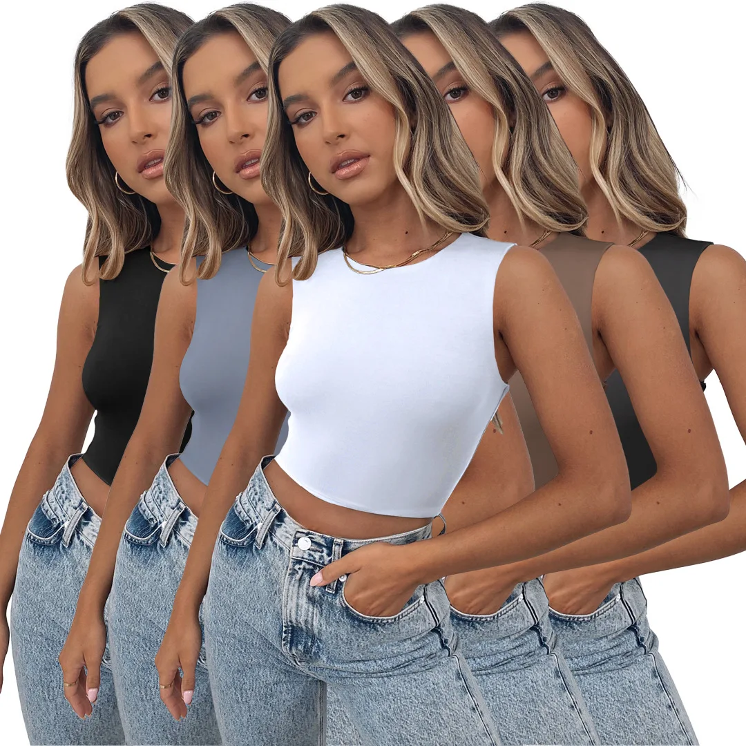 Solid Color Round Neck Pullover Sleeveless Casual Top Vest Sexy 2023 Summer Sports Party Club Beach Street Wear Female
Solid Color Round Neck Pullover Sleeveless Casual Top Vest Sexy 2023 Summer Sports Party Club Beach Street Wear Female