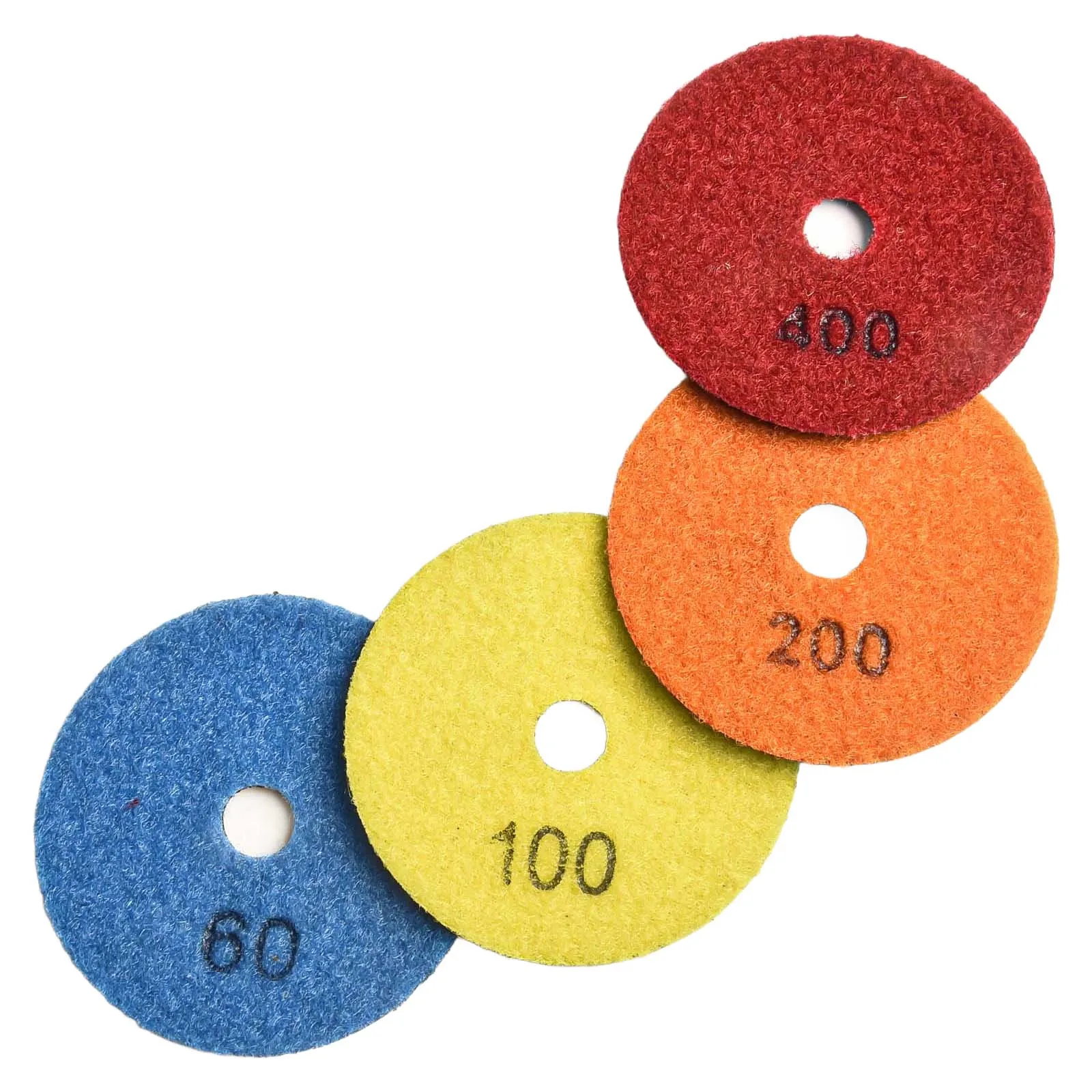 Home Improvement Granite Marble Polishing Sanding Pad 4inch 4 Pieces Set 60-400 Grit 80mm 3inch Size No RPM Limited
Home Improvement Granite Marble Polishing Sanding Pad 4inch 4 Pieces Set 60-400 Grit 80mm 3inch Size No RPM Limited