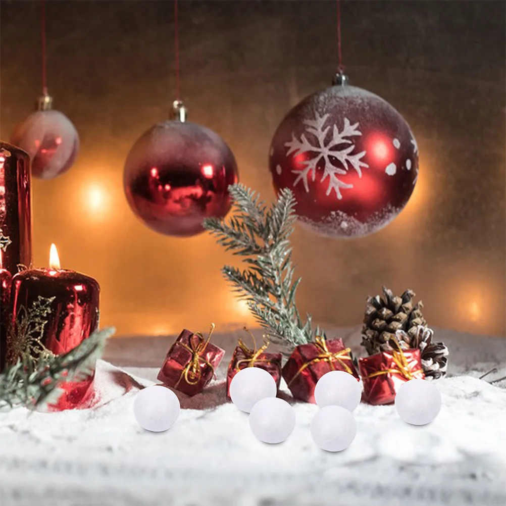 100Pcs White Polystyrene Balls 2.5cm Smooth Surface Foam Craft Supplies Christmas DIY Decorations Decorative Balls
100Pcs White Polystyrene Balls 2.5cm Smooth Surface Foam Craft Supplies Christmas DIY Decorations Decorative Balls